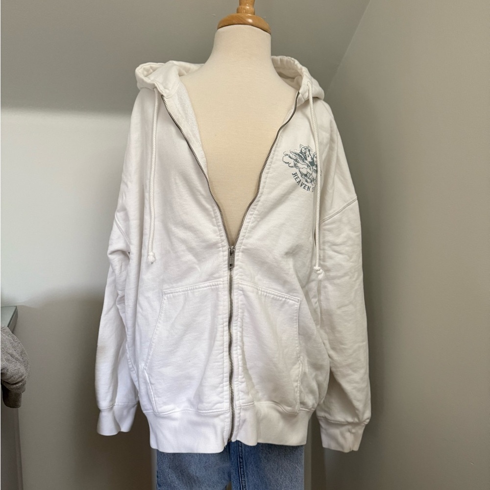Heaven Sent Brandy Melville Christy Zip up Hoodie